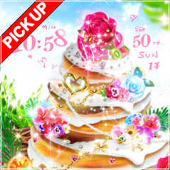 flower tower cake